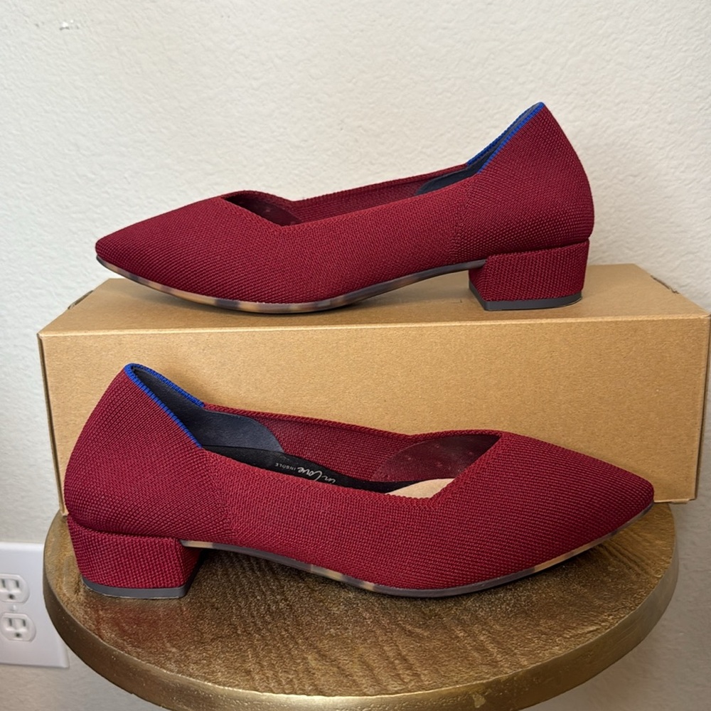 Rothy's The High Point, Autumn Red Size 9women NWT - Picture 3 of 12